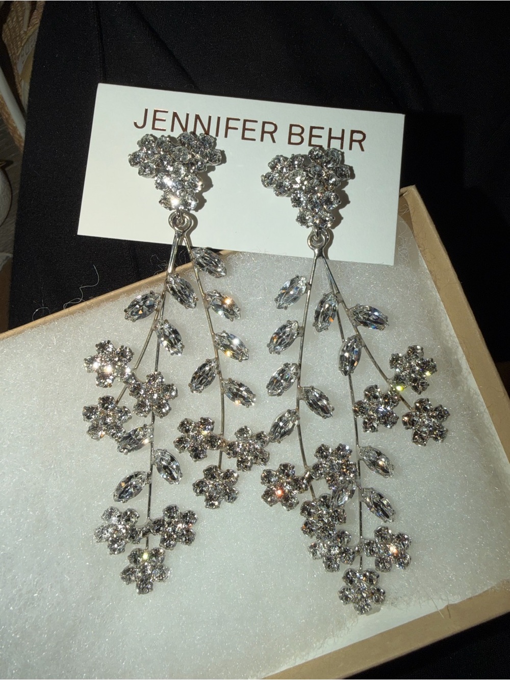 Jennifer Behr Violetta Chandelier Earrings